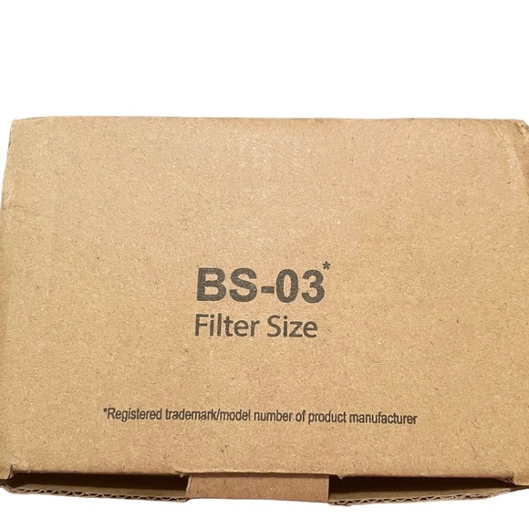 2 Replacement Air Filters True HEPA Filtration Compatible w/ BS-03 Air Purifier - Picture 2 of 4